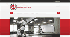 Desktop Screenshot of heartlandkarate.com